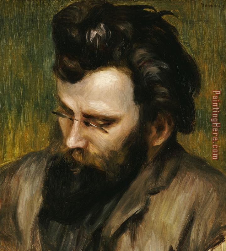 Pierre Auguste Renoir Portrait de Claude Terrasse French composer of operettas